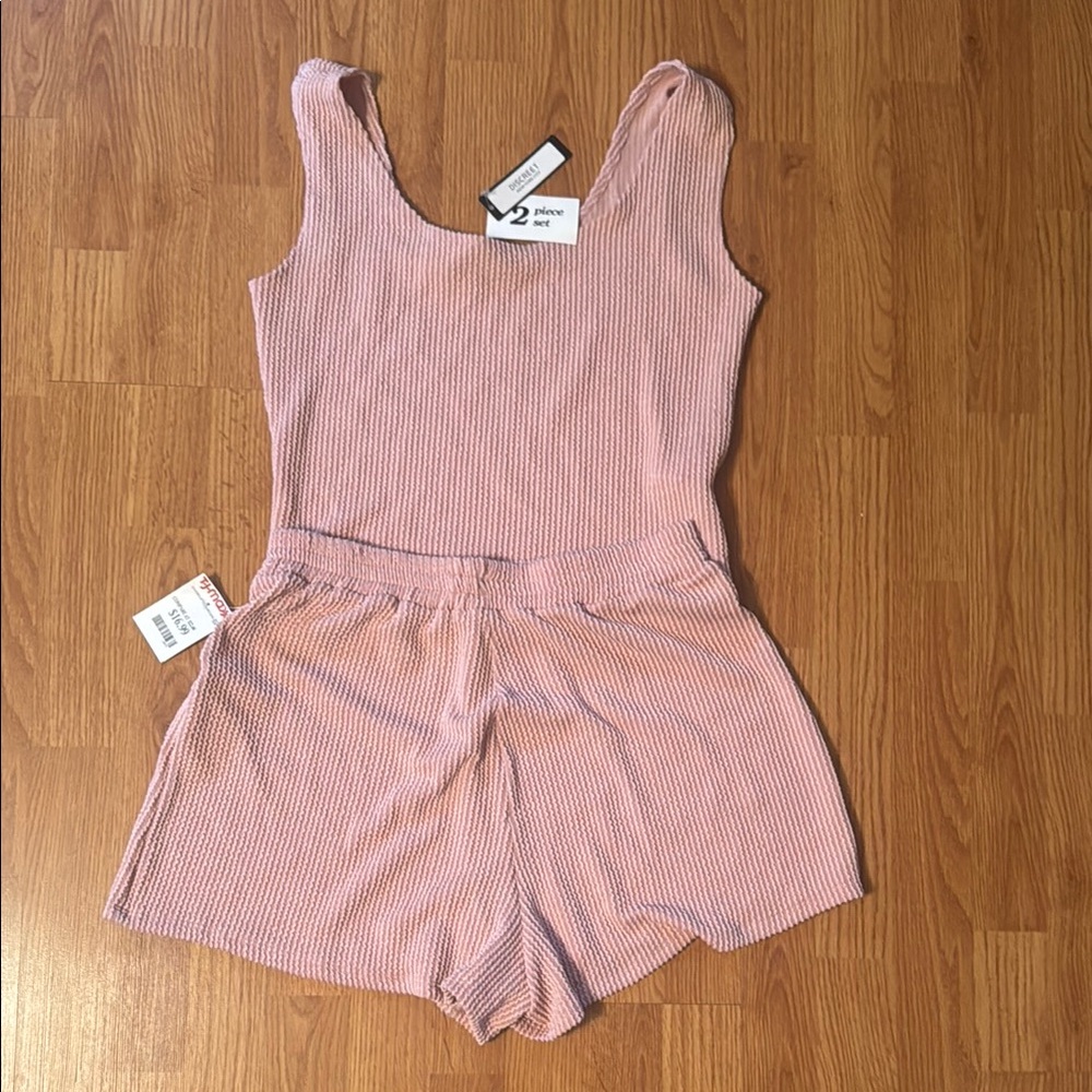 T.J.Maxx Pink Two Piece Set NWT